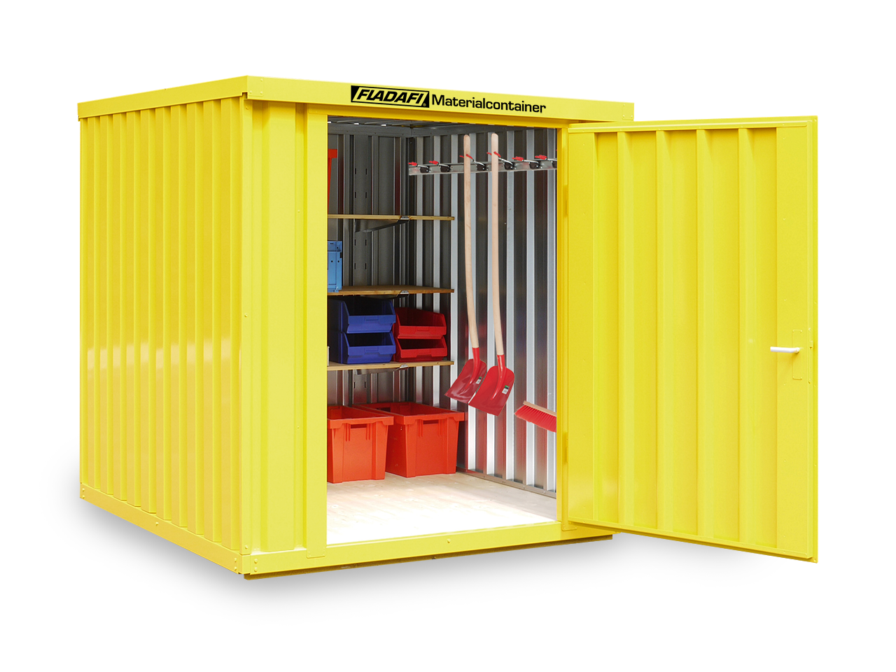 Der Aufbau und die Funktion des Materialcontainers